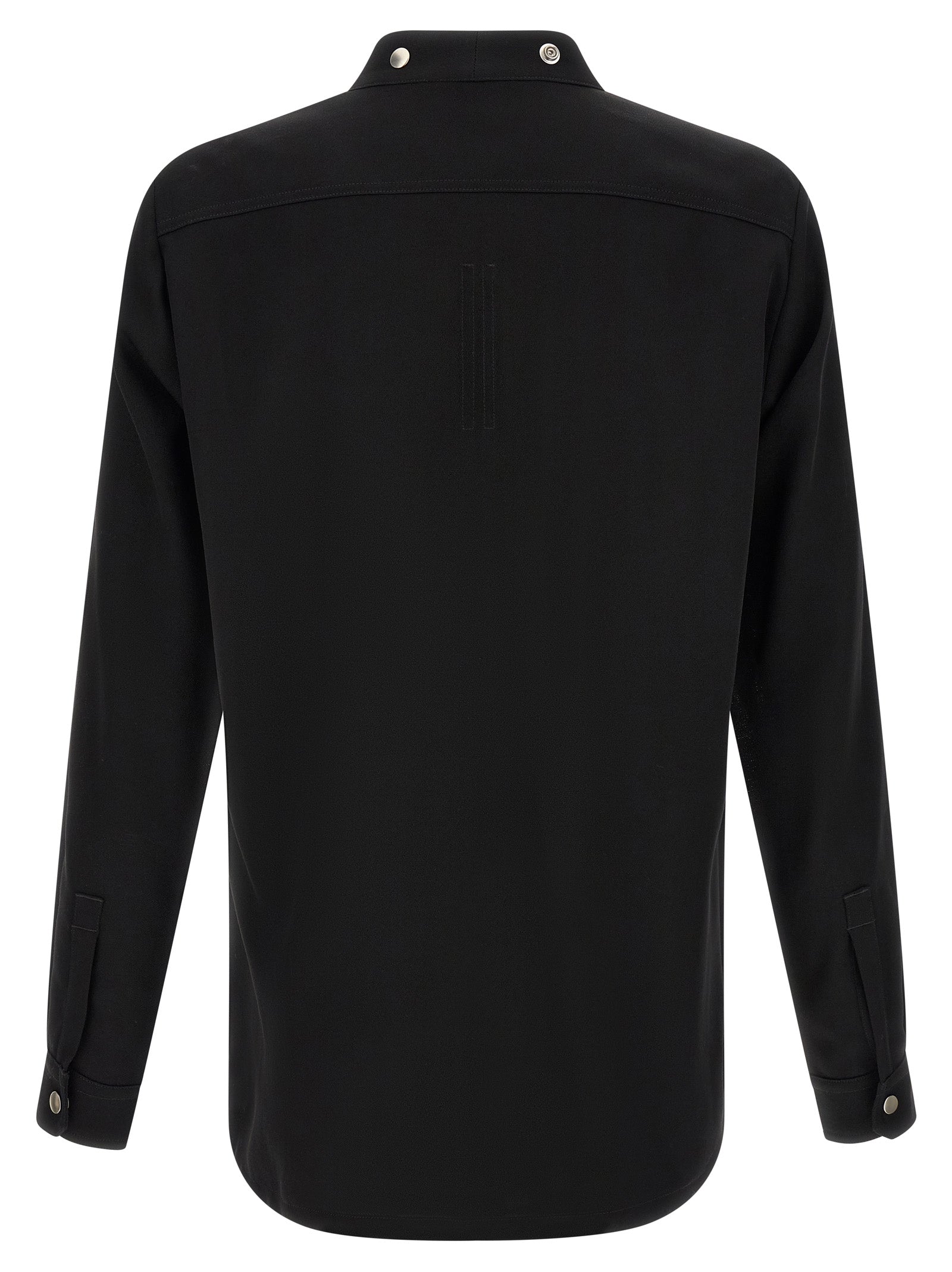 Schwarze Baumwollbluse