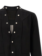 Schwarze Baumwollbluse