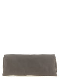 Graue Clutch aus Kalbsleder