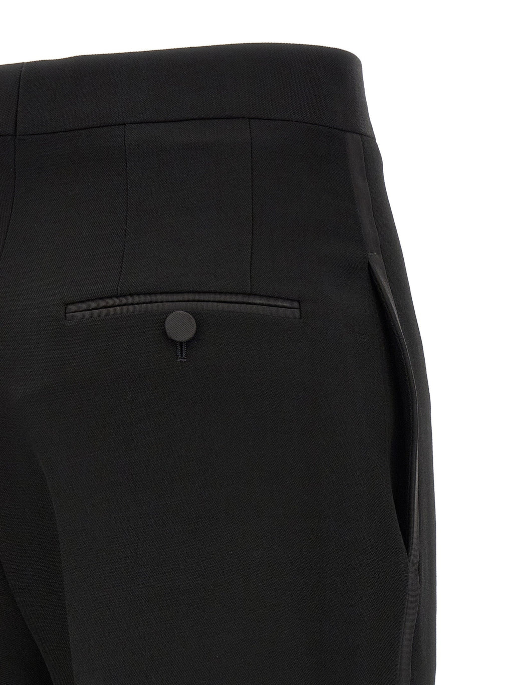 Schwarze Wollhose Tom Ford