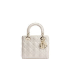 Dior Weiße Handtasche aus Lammleder