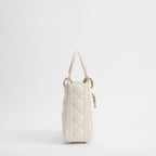 Dior Weiße Handtasche aus Lammleder