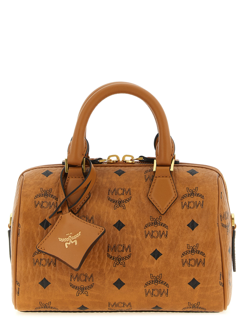 Braune Handtasche aus Polyethylen