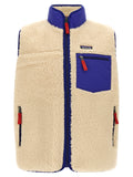 Beige Polyester Ärmellose Jacke