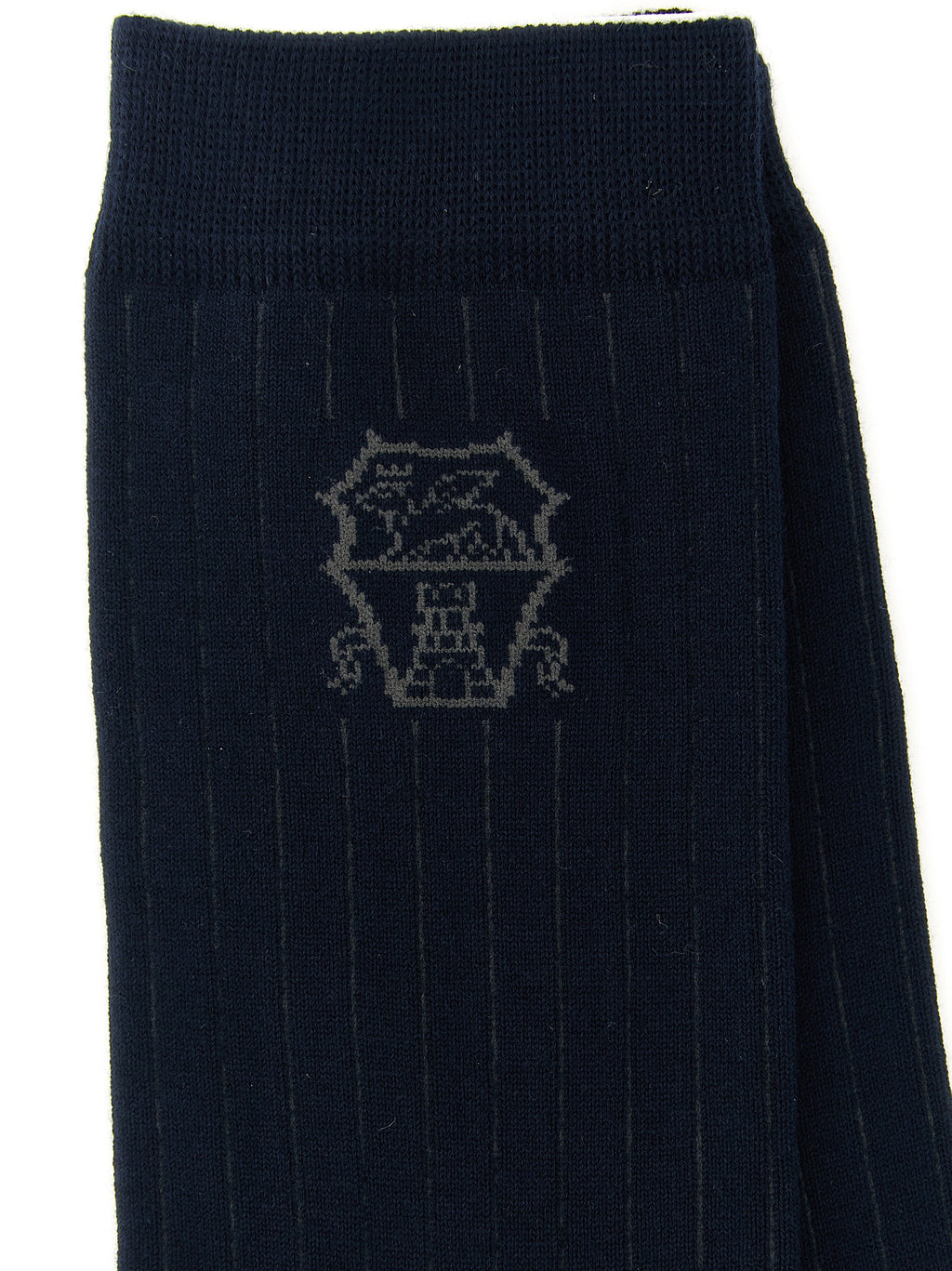 Blaue Baumwollsocken