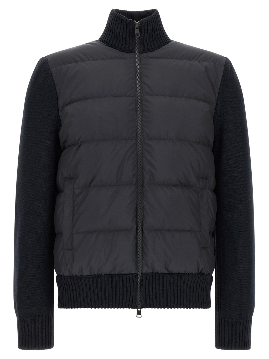 Blauer Cardigan aus Polyester Moncler
