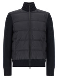 Blauer Cardigan aus Polyester Moncler