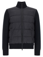 Blauer Cardigan aus Polyester Moncler