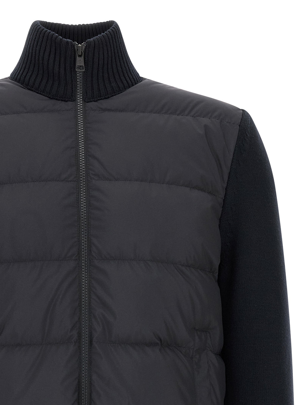 Blauer Cardigan aus Polyester Moncler