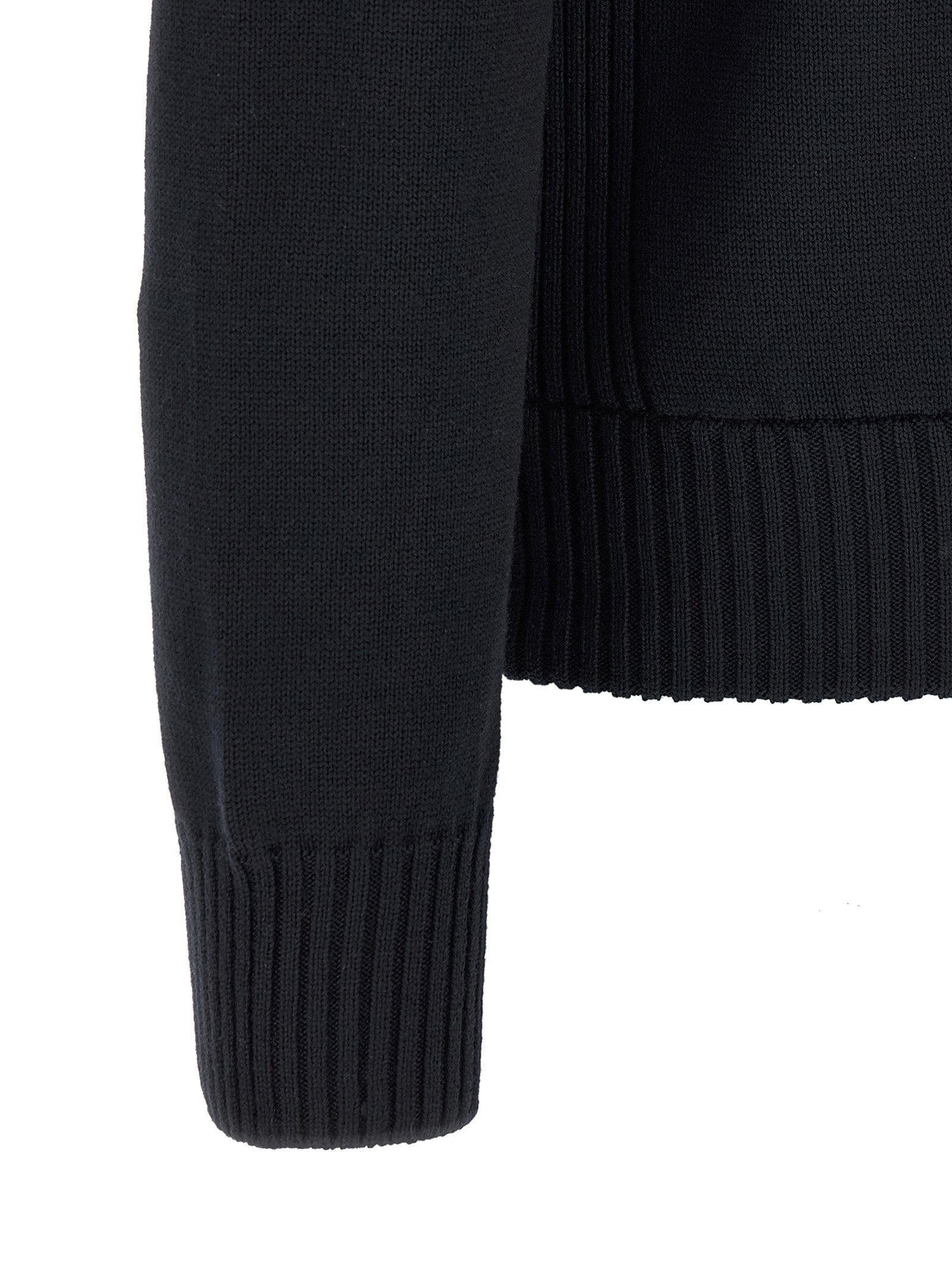 Blauer Cardigan aus Polyester Moncler