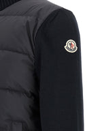 Blauer Cardigan aus Polyester Moncler