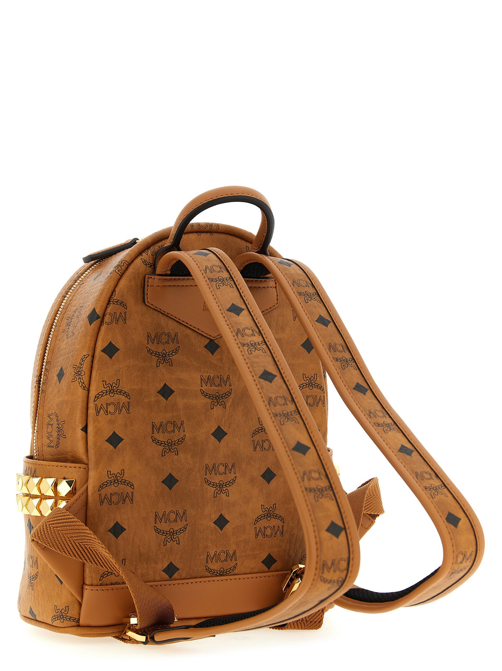 Brauner Rucksack aus Polyethylen