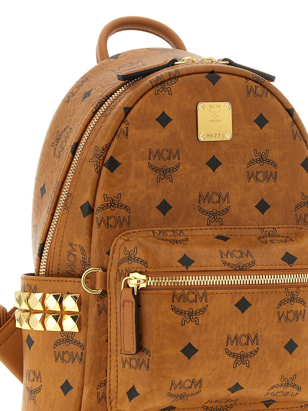Brauner Rucksack aus Polyethylen