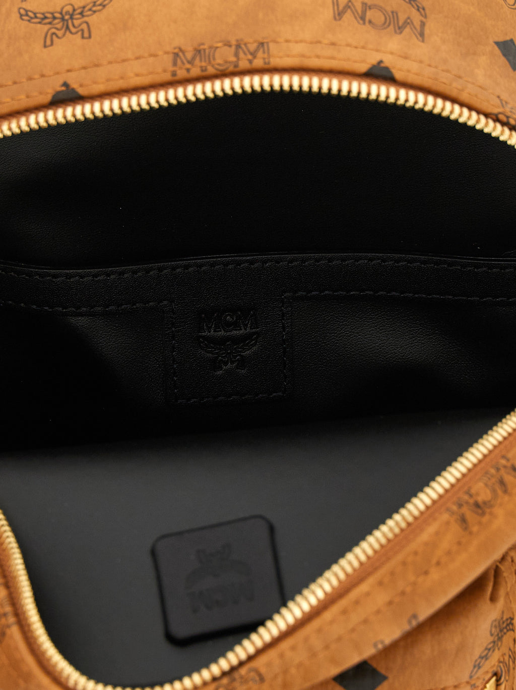 Brauner Rucksack aus Polyethylen