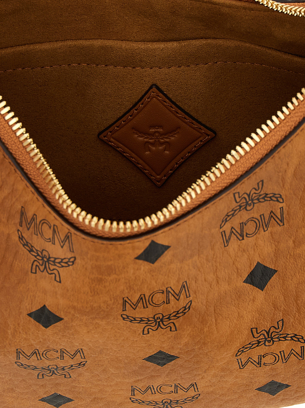 Schultertasche aus braunem Polyethylen