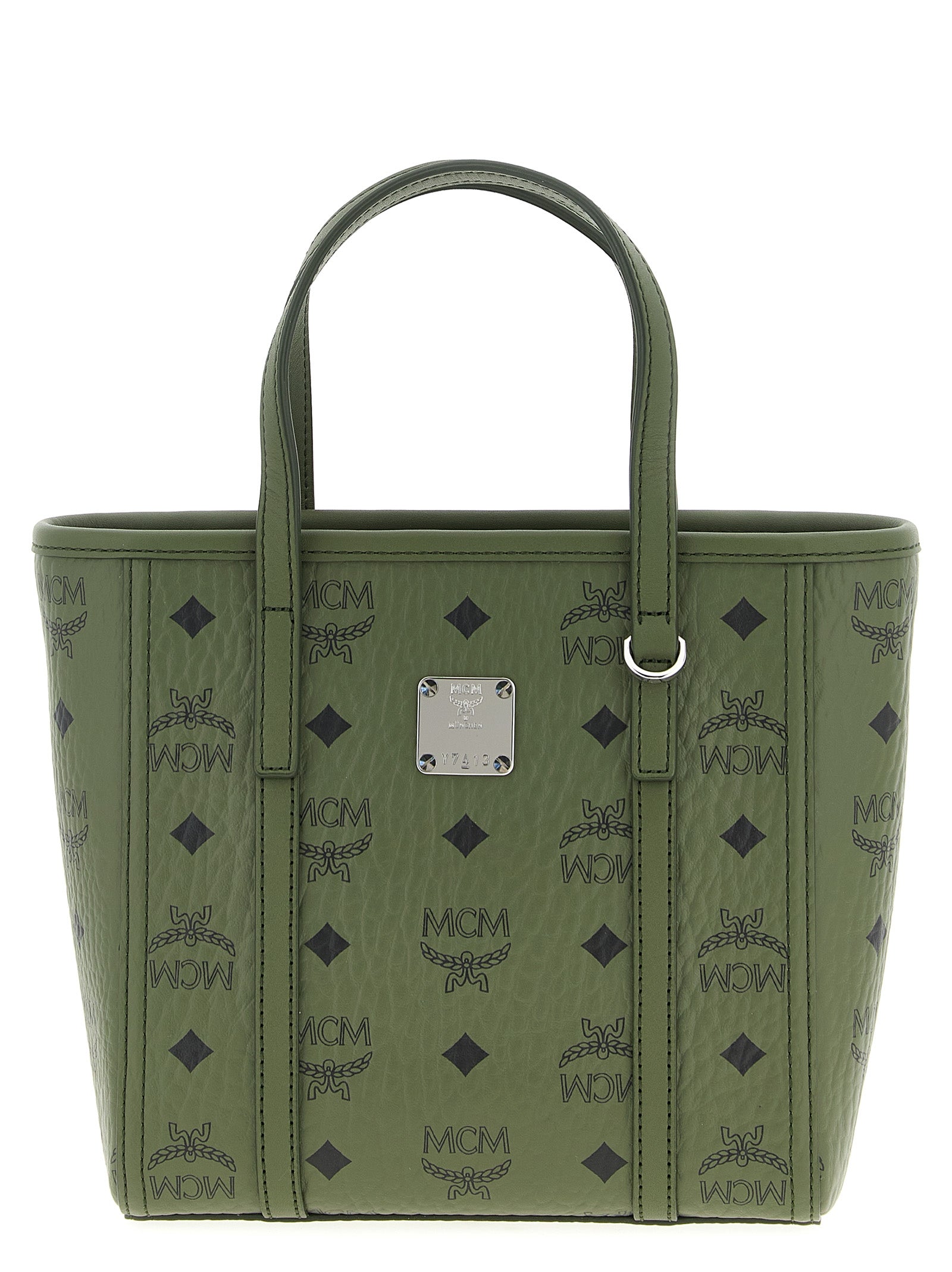 Zweifarbige Shopper-Tasche aus Polyethylen