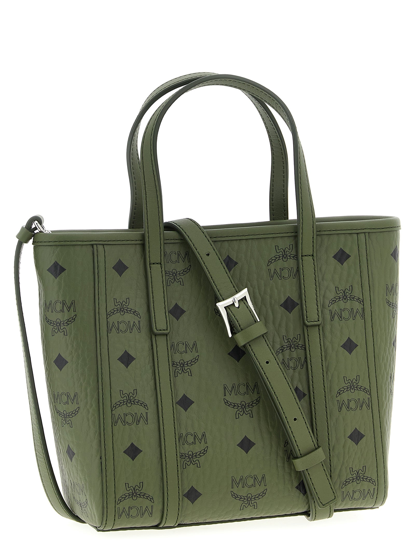 Zweifarbige Shopper-Tasche aus Polyethylen