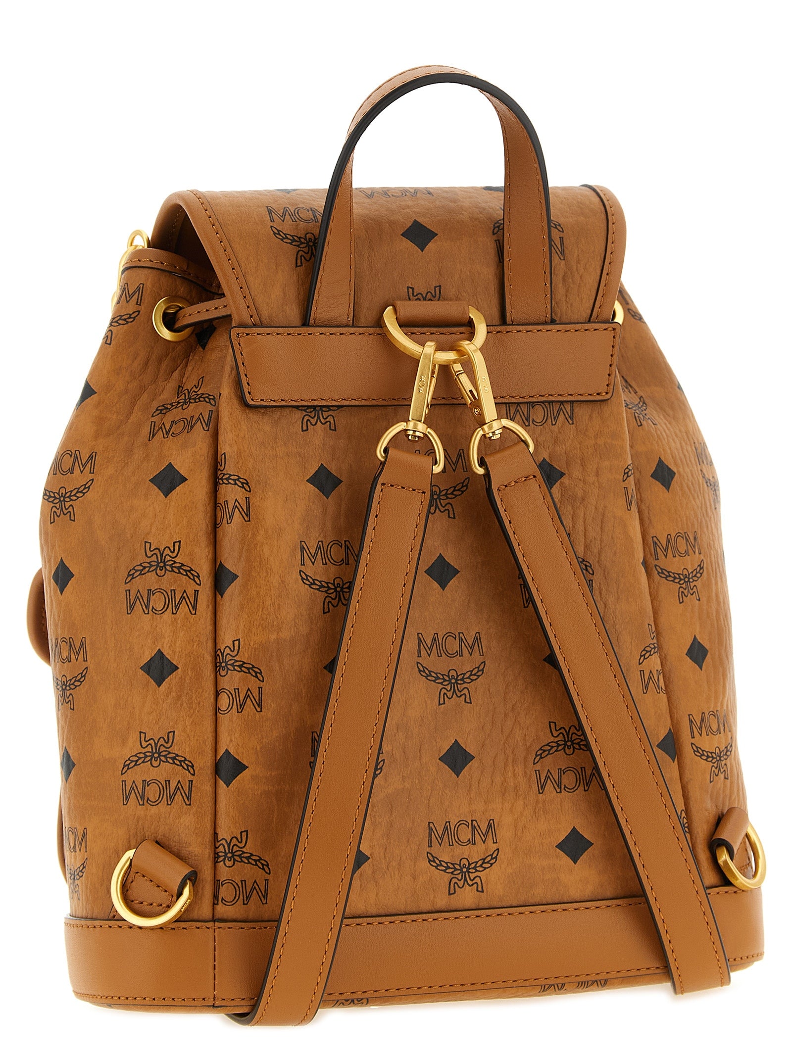 Brauner Rucksack aus Polyethylen