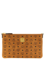 Braune Clutch aus Polyurethan