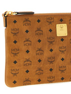 Braune Clutch aus Polyurethan