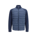 Blaue Shell-Jacke aus Polyamid