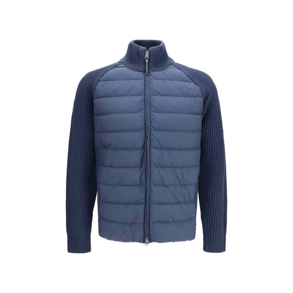 Blaue Shell-Jacke aus Polyamid