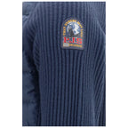 Blaue Shell-Jacke aus Polyamid