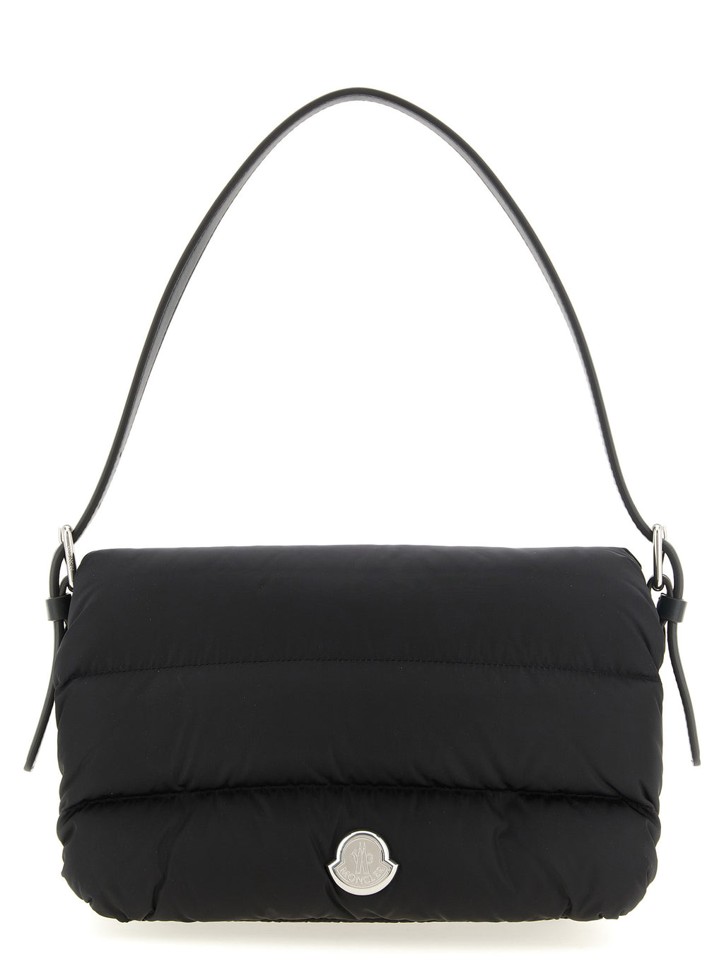Schwarze Schultertasche aus Polyamid