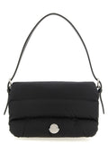 Schwarze Schultertasche aus Polyamid