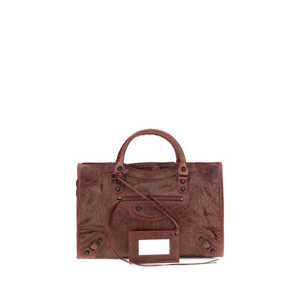 Handtasche aus bordeauxrotem Lammleder Ovis Aries Aries