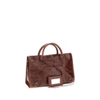 Handtasche aus bordeauxrotem Lammleder Ovis Aries Aries