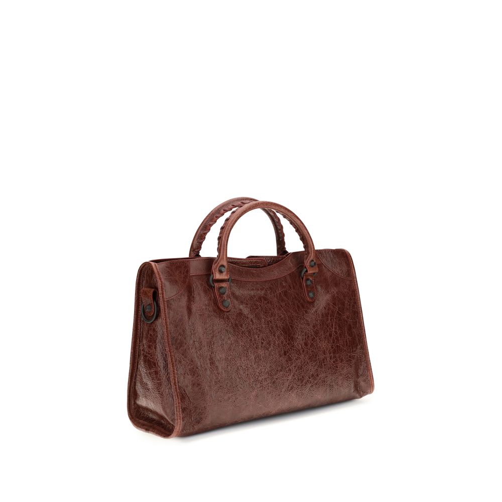 Handtasche aus bordeauxrotem Lammleder Ovis Aries Aries