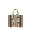Braune Leinen Handtasche
