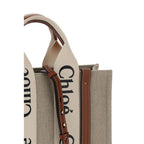 Braune Leinen Handtasche