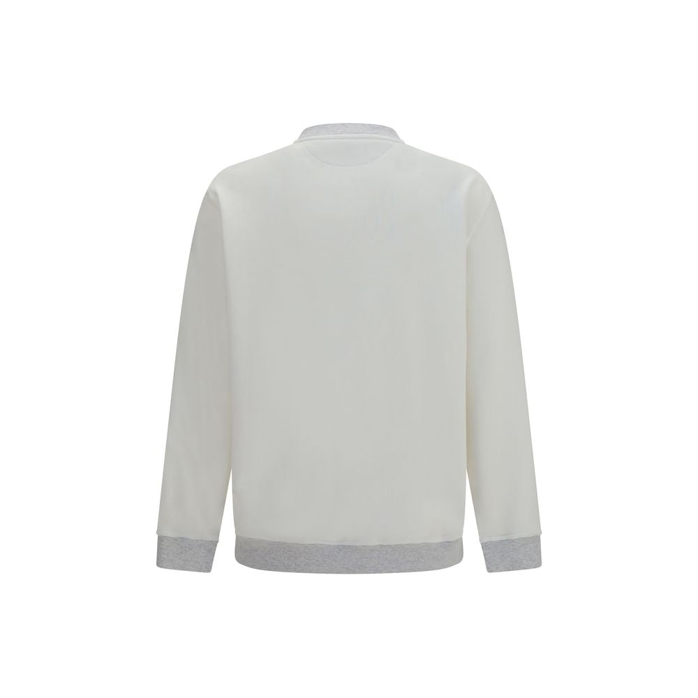 Weißes Baumwoll-Sweatshirt