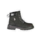 Schwarze Ankle Boots aus Polyester