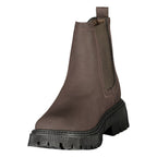 Braune Ankle Boots aus Polyethylen