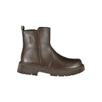 Braune Ankle Boots aus Polyethylen