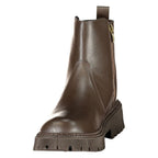 Braune Ankle Boots aus Polyethylen