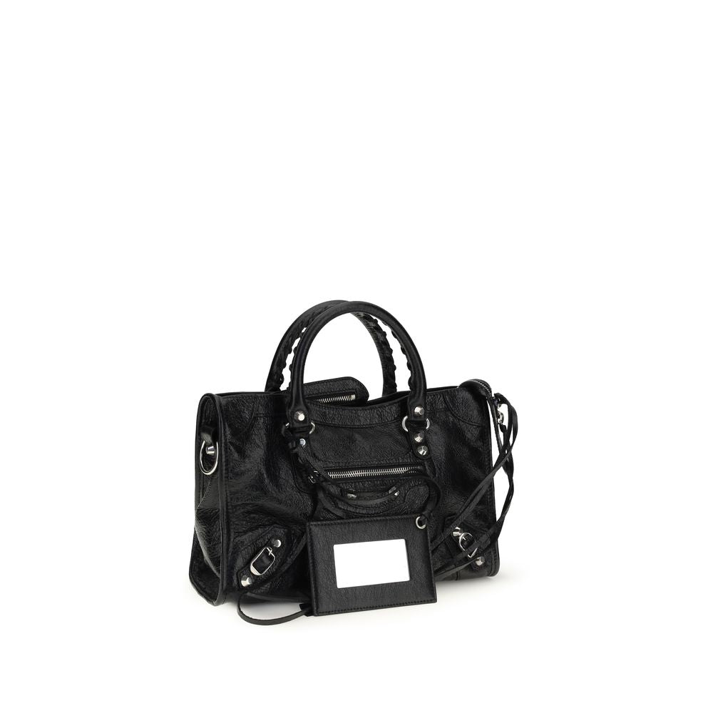 Schwarze Lammleder Schultertasche Ovis Aries Aries