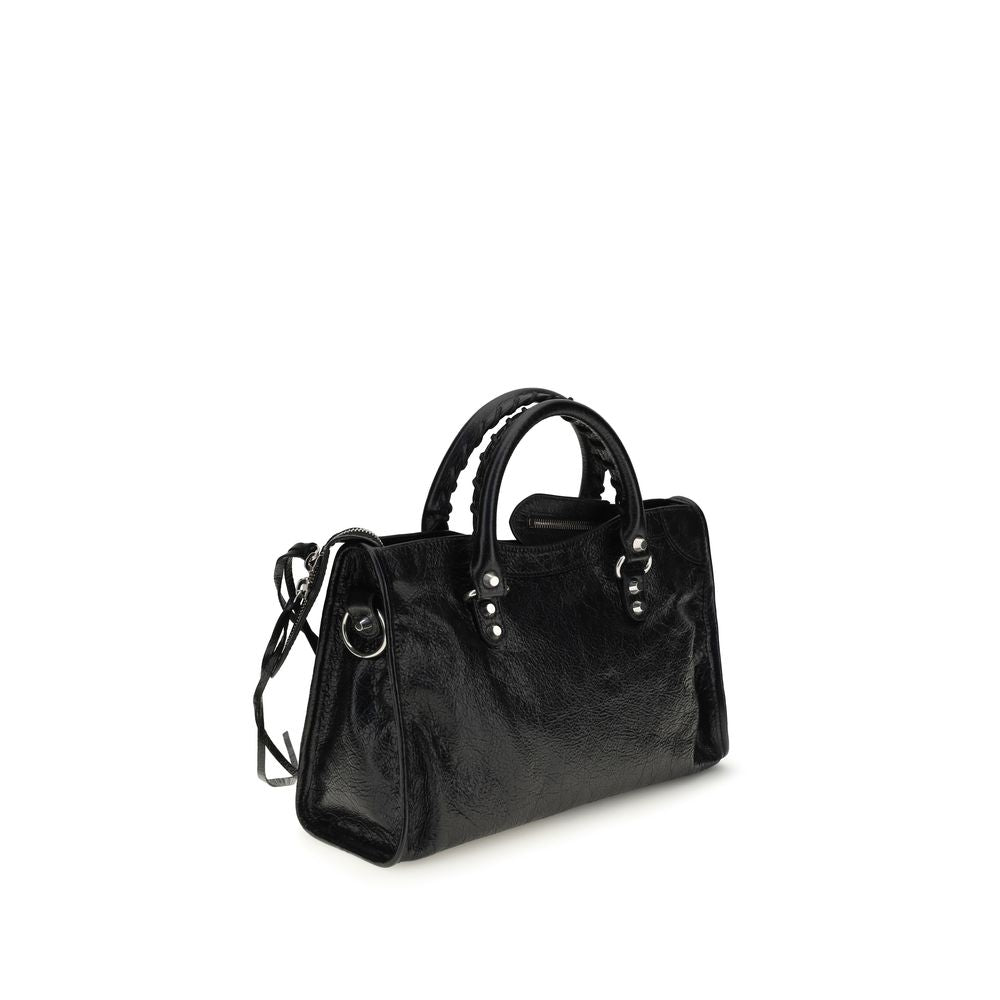 Schwarze Lammleder Schultertasche Ovis Aries Aries