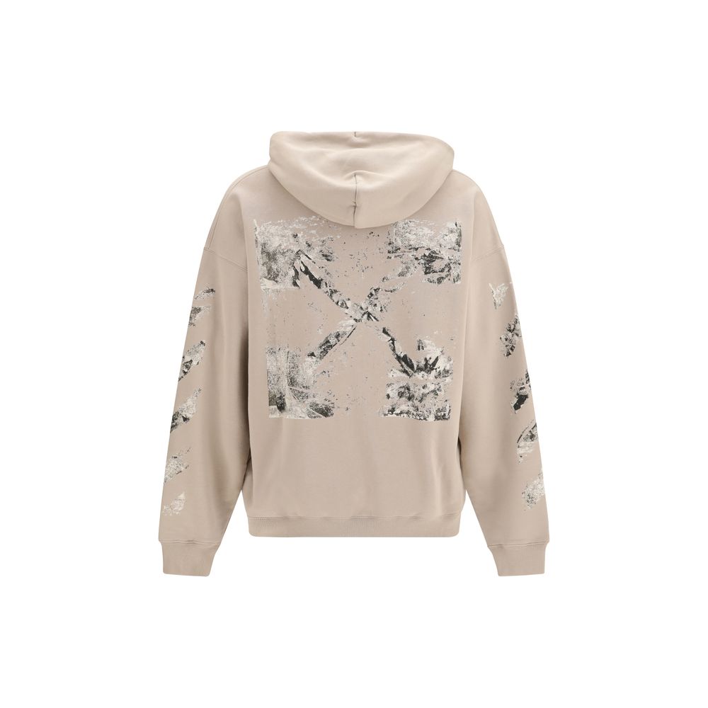 Beige Baumwoll-Sweatshirt