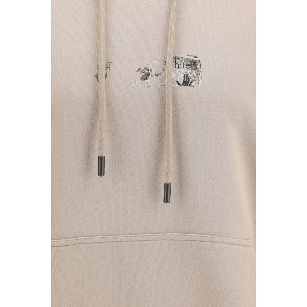 Beige Baumwoll-Sweatshirt