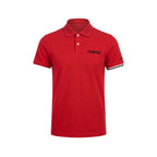 Rotes Herren-Poloshirt aus Baumwolle