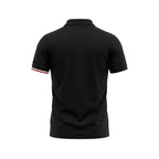 Schwarzes Herren-Poloshirt aus Baumwolle