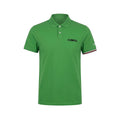 Grünes Herren-Poloshirt aus Baumwolle
