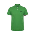 Grünes Herren-Poloshirt aus Baumwolle