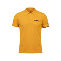 Herren Poloshirt aus gelber Baumwolle