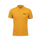 Herren Poloshirt aus gelber Baumwolle