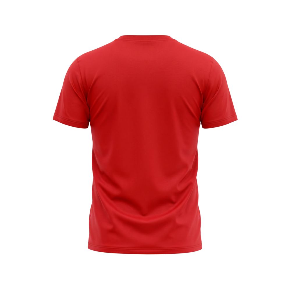 Rotes Baumwoll-T-Shirt für Herren